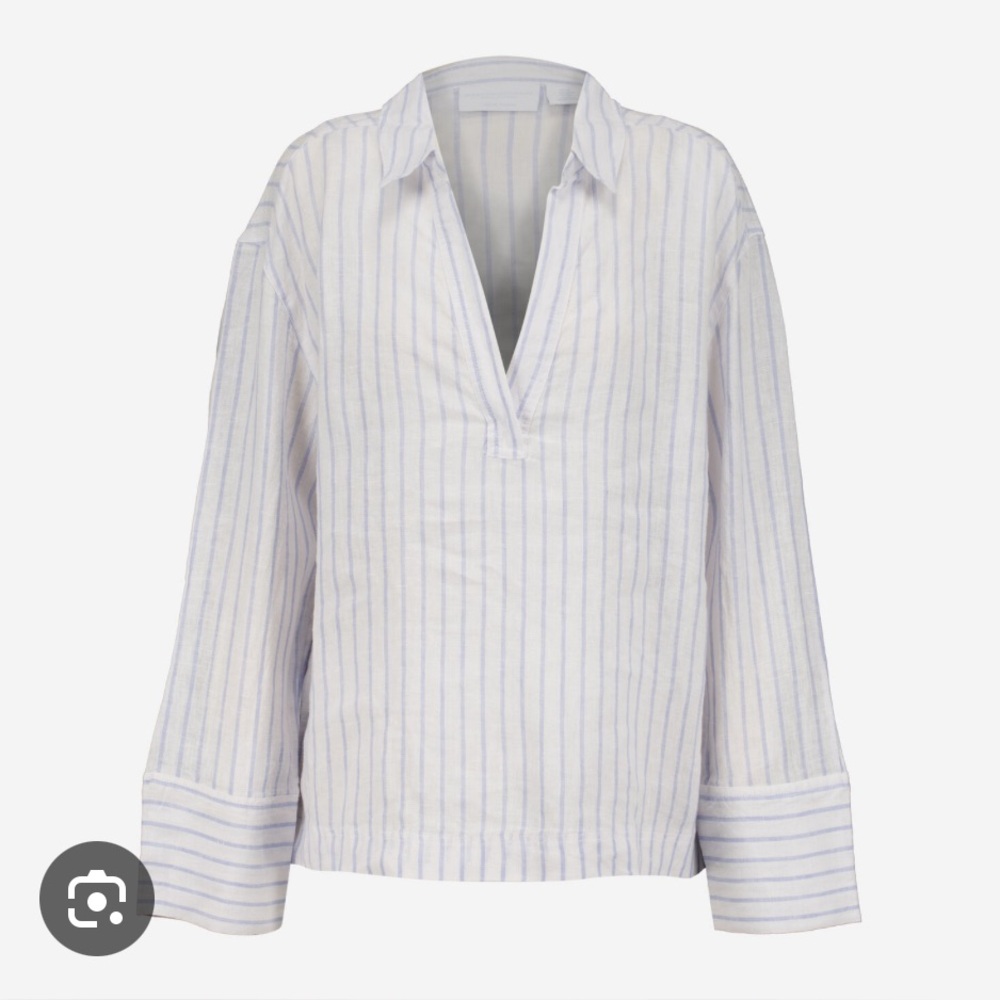 Striped linen top